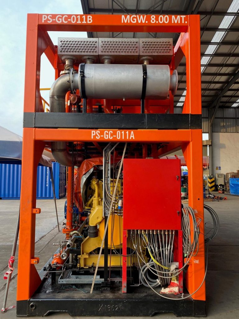 Natural gas compression package