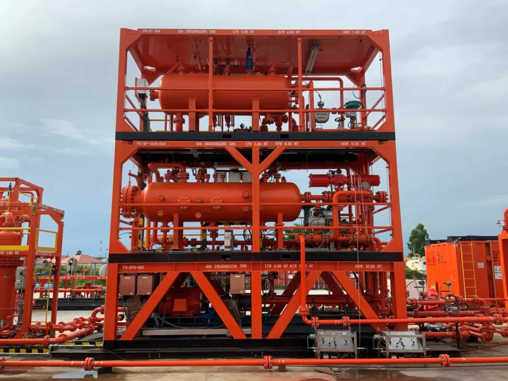 Automated Well Unloading Unit offshore